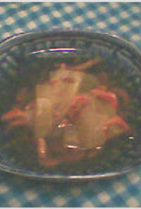 冬瓜と干しエビの冷製スープ