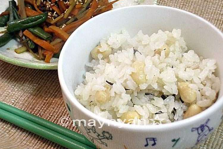 毎日食べたい大豆ご飯 レシピ 作り方 By Maynyan クックパッド 簡単おいしいみんなのレシピが355万品