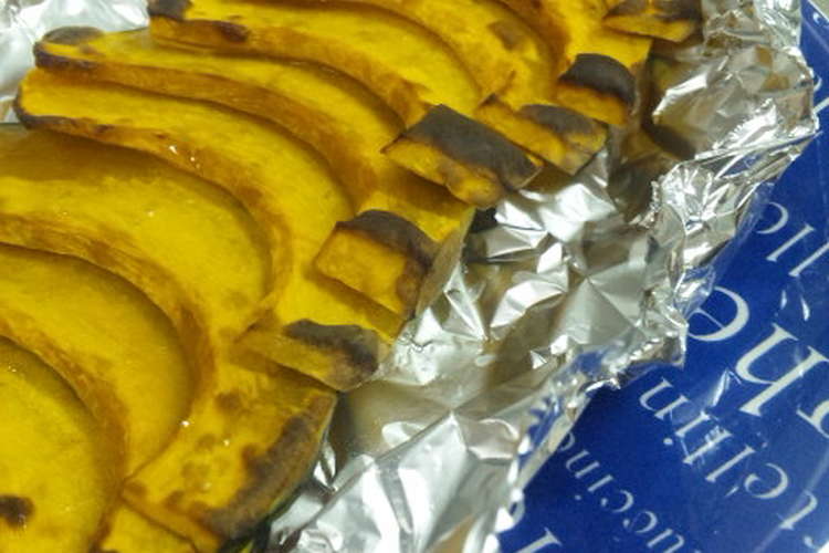 魚焼きグリルで焼くだけ の優しいかぼちゃ レシピ 作り方 By なおﾎﾟﾑ クックパッド 簡単おいしいみんなのレシピが360万品