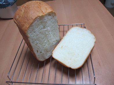 もちもち☆ＨＢ早焼きヨーグルトin食パンの写真