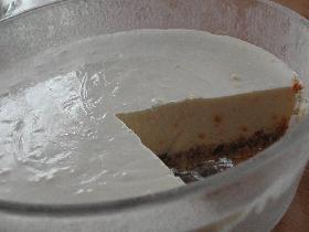 ぷるっとしたチーズケーキ