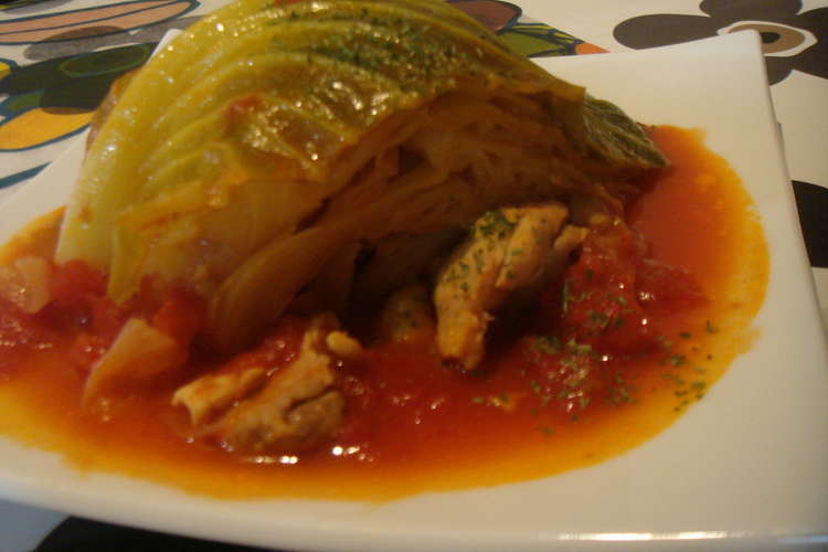 まるごとキャベツのトマト煮込み レシピ 作り方 By Thina クックパッド 簡単おいしいみんなのレシピが355万品