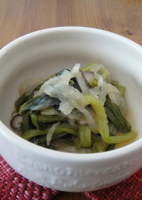 小松菜の中華風～煮浸し