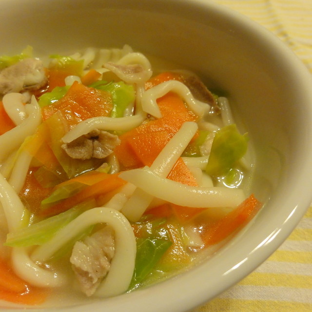 犬ごはん 野菜たっぷり豚肉うどん レシピ 作り方 By Suuco クックパッド