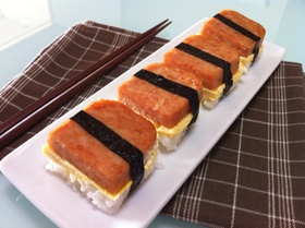 旨い!!スパムおにぎり♡