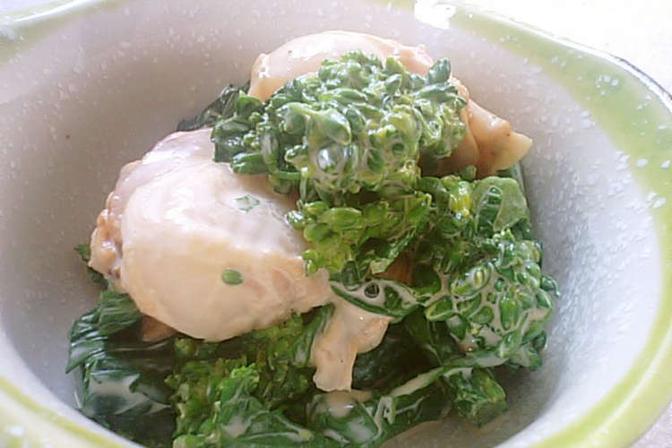 菜の花とベビーホタテからしマヨネーズ和え レシピ 作り方 By 呑ん兵衛かあちゃん クックパッド 簡単おいしいみんなのレシピが370万品