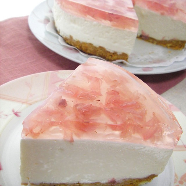 桜のレアチーズムースケーキ レシピ 作り方 By Ne Ne クックパッド 簡単おいしいみんなのレシピが352万品