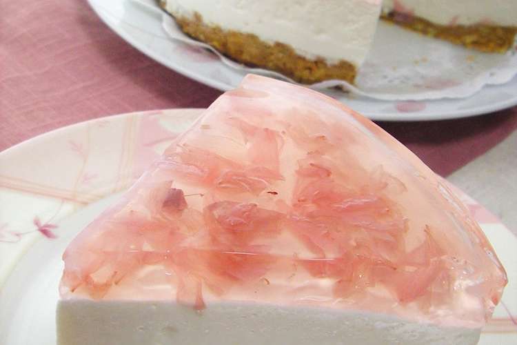 桜のレアチーズムースケーキ レシピ 作り方 By Ne Ne クックパッド 簡単おいしいみんなのレシピが357万品