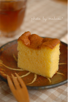 ホットケーキミックスで簡単カステラ