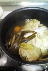 屑野菜のスープ用スープ