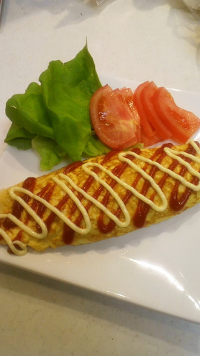 半熟トロトロ!納豆オムレツゥ☆