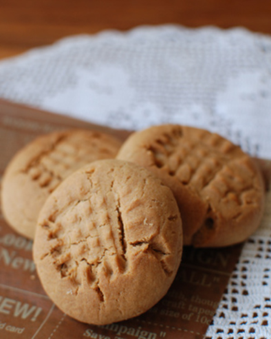 ピーナッツバタークッキーの写真