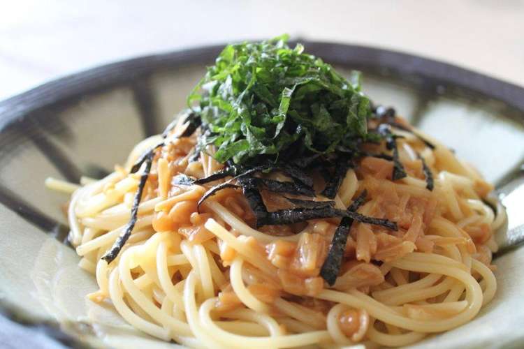 とっても簡単 バター風味のなめ茸パスタ レシピ 作り方 By ナオパーク クックパッド