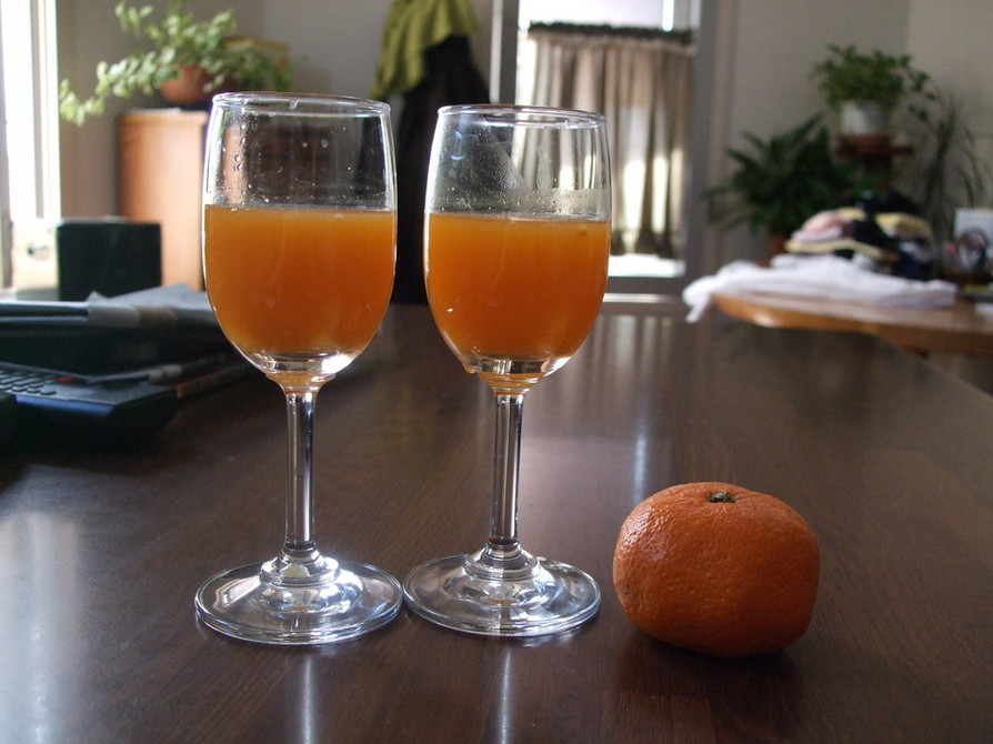 ★簡単★　自家製オレンジジュースの画像