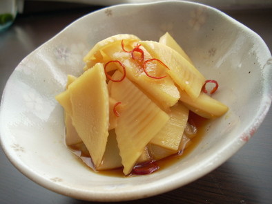 たけのこのピリ辛酢和え－中華風の写真