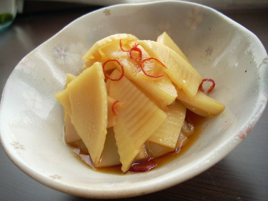 たけのこのピリ辛酢和え－中華風の画像