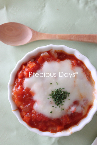 離乳食★野菜たっぷり基本のトマトソースの写真