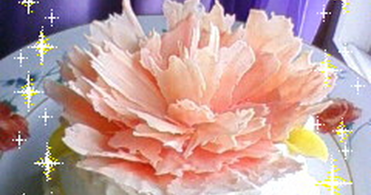 デコ飾りケーキ カーネーションチョコ レシピ 作り方 By マコ クックパッド 簡単おいしいみんなのレシピが350万品