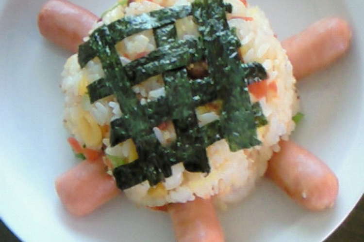 子供喜ぶランチ カメさん レシピ 作り方 By Marin クックパッド 簡単おいしいみんなのレシピが363万品