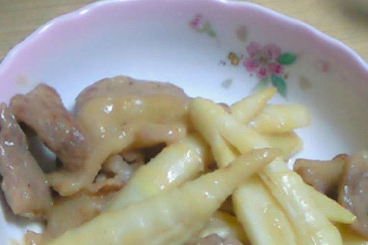 竹の子 笹竹 豚味噌炒め レシピ 作り方 By アトマナ クックパッド 簡単おいしいみんなのレシピが360万品