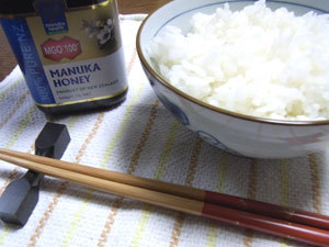 普通のお米を使った「ハチミツごはん」！の画像