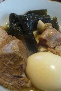 ソーキと沖縄こんぶのさっぱり煮☆豚バラ肉