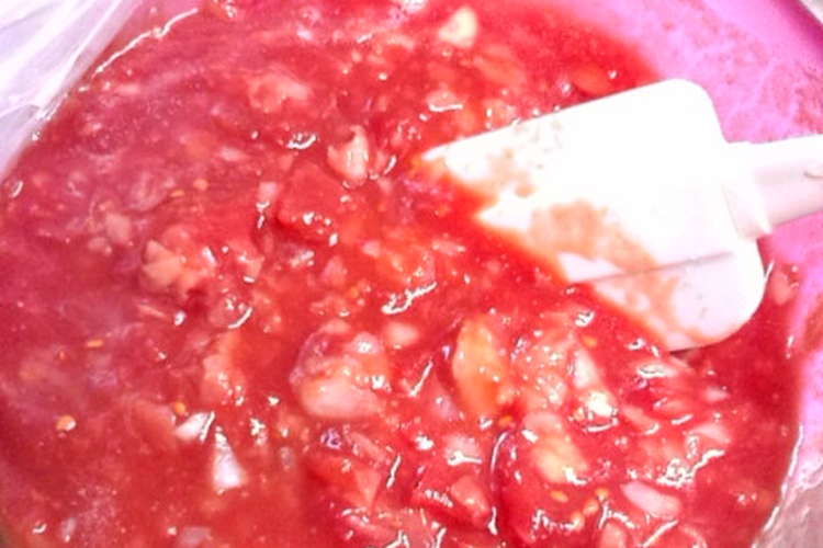 簡単 電子レンジ１ボールでトマトソース レシピ 作り方 By Smooth クックパッド 簡単おいしいみんなのレシピが373万品