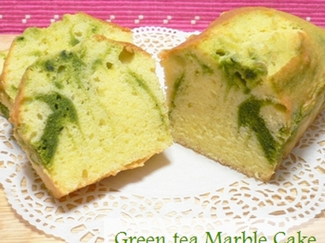 抹茶マーブルパウンドケーキ レシピ 作り方 By Meron クックパッド