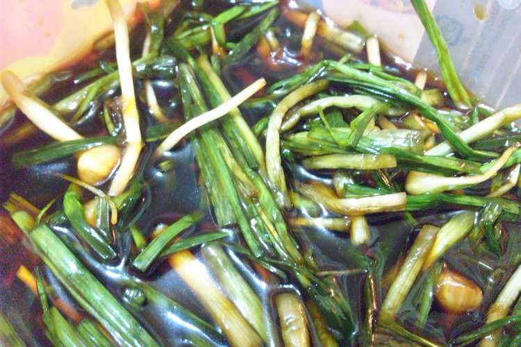 ノビルの醤油漬け レシピ 作り方 By 実験kitchen クックパッド