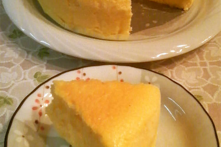 スライスチーズでスフレチーズケーキ レシピ 作り方 By オレンジリング クックパッド