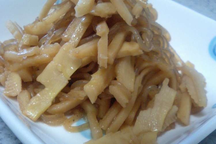 糸こんにゃくと筍の炒め煮 レシピ 作り方 By ぽんぽん堂 クックパッド 簡単おいしいみんなのレシピが359万品