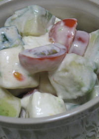 ☆クリームチーズのトリコロールサラダ☆
