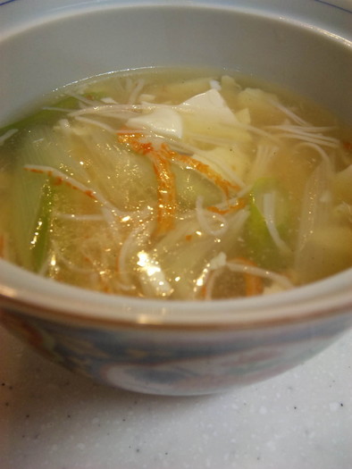 豆腐と長ネギのとろみスープ♡の写真