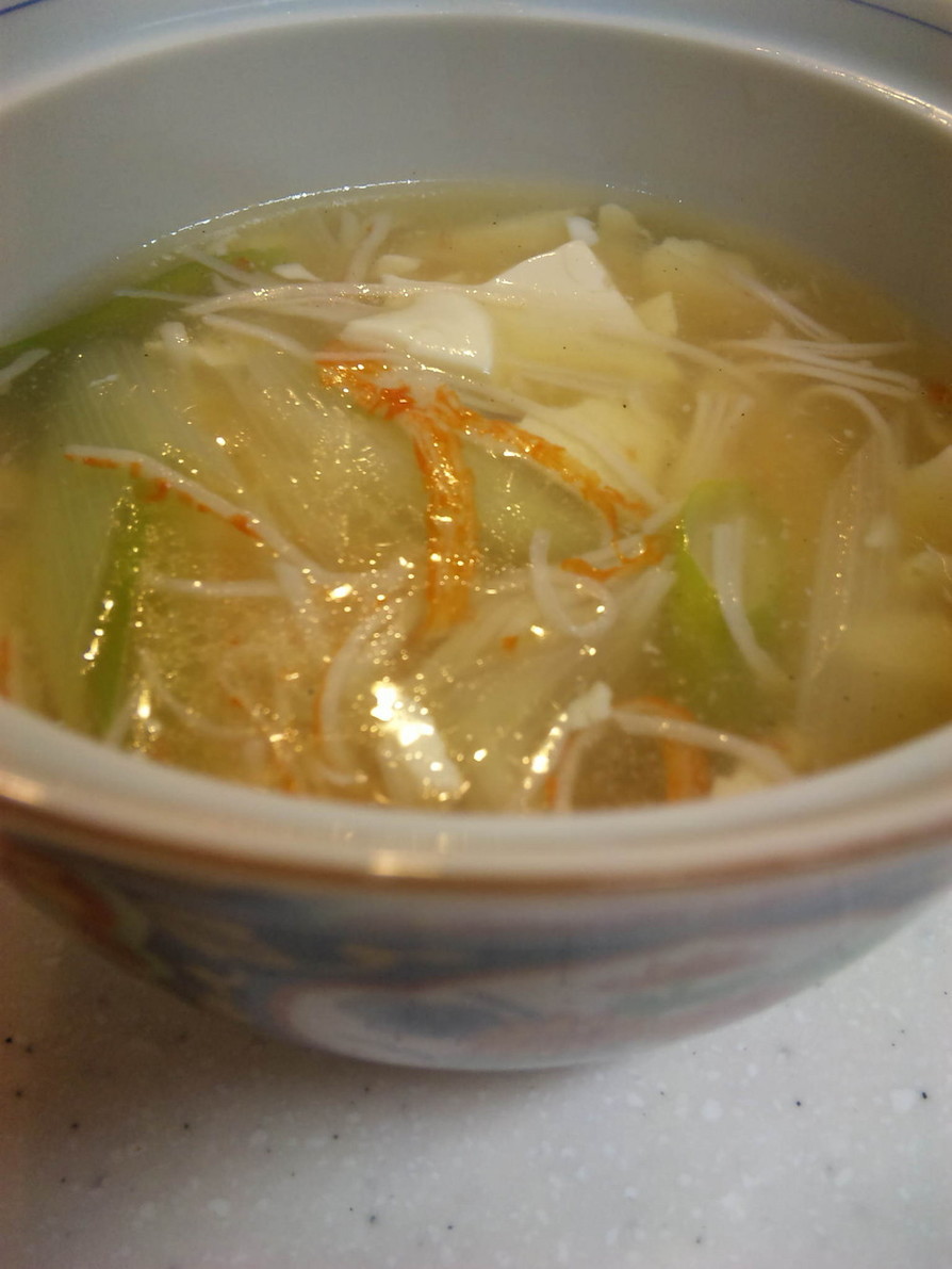 豆腐と長ネギのとろみスープ♡の画像