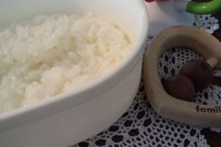 レンジで離乳食のおかゆ 10倍粥 初期 レシピ 作り方 By ネリササ クックパッド 簡単おいしいみんなのレシピが366万品
