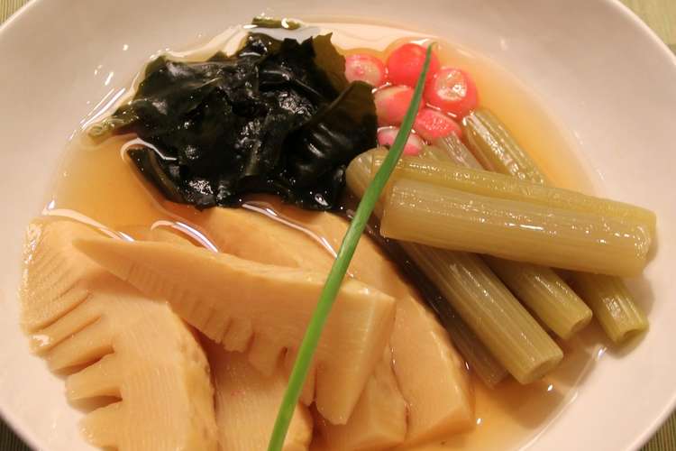 白だしで簡単 筍とふきの煮物 レシピ 作り方 By みきドンママ クックパッド 簡単おいしいみんなのレシピが364万品
