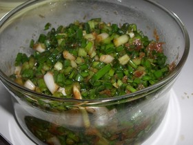 やみつき わけぎの常備菜
