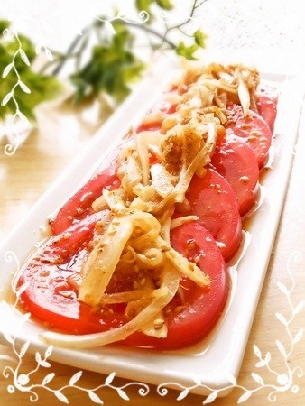 ☆新玉ねぎとトマトのサラダ☆の画像