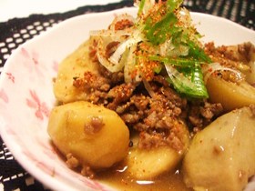 ✿里芋とひき肉のとろ~り煮✿