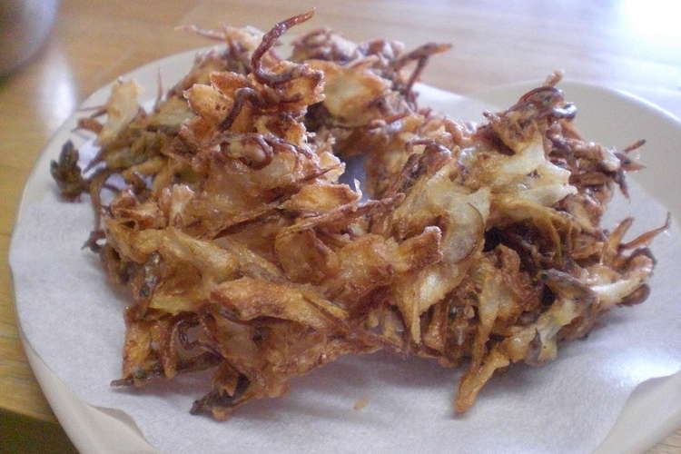 新玉ねぎと小女子のかき揚げ レシピ 作り方 By みっくママ クックパッド 簡単おいしいみんなのレシピが356万品