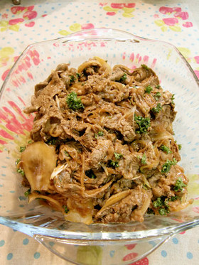 夏はこれ!スピード調理<牛肉のマリネ>♪