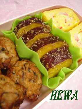 お弁当用*レンジでさつまいも煮