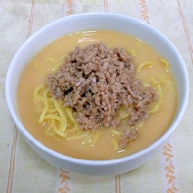 坦々麺＊お湯で簡単スープ＆レンジで♪の画像