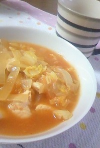 ダイエット☆旨辛寒天スープ