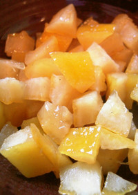 ビタミンC★・．。レモンの皮の蜂蜜煮