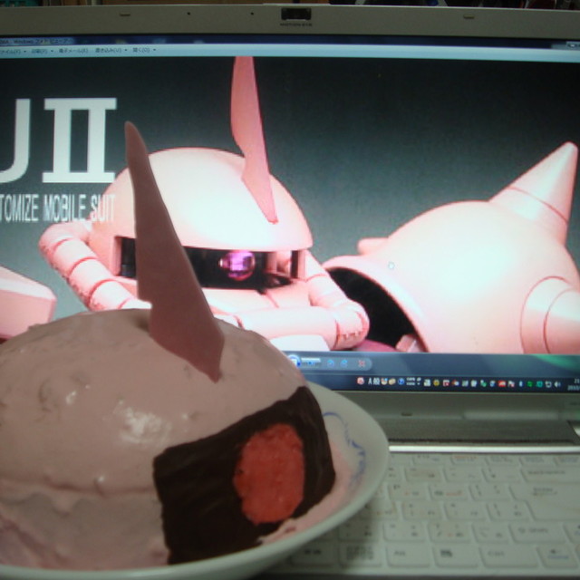 シャア専用ザク ケーキ レシピ 作り方 By Mｉｈo クックパッド