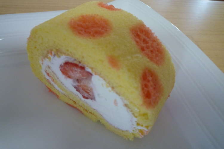 かわいッ 簡単水玉ロールケーキ レシピ 作り方 By ドロン嬢 クックパッド 簡単おいしいみんなのレシピが353万品