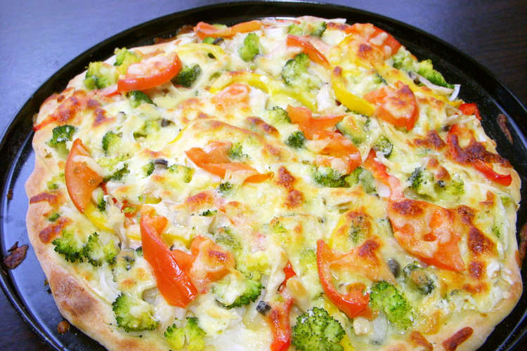 ヘルシー 低カロリー野菜ピザ レシピ 作り方 By Ellymiller クックパッド