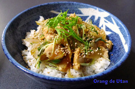 味噌が隠し味なヘルシーささみ丼