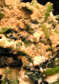 小松菜と味噌の白和え